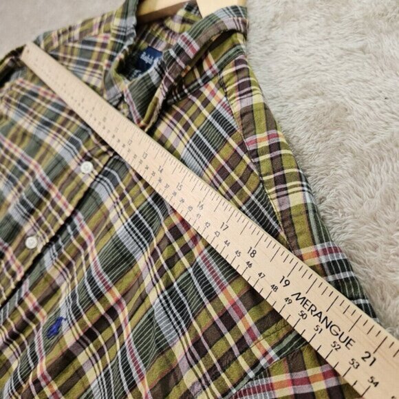 Ralph Lauren Classic Fit Plaid Shirt Multicolor Long Sleeve Button-Down Mens XL - Picture 7 of 10